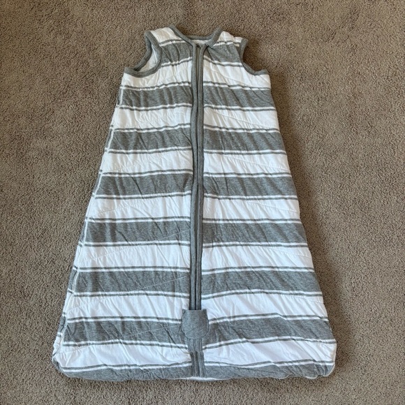 BURT'S BEES & MAMA CHEETAH Set of 3 Organic Gray Baby Sleep Sacks Various TOGs - Picture 7 of 10